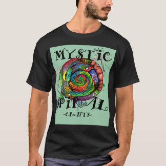 t-shirt en spirale mystique