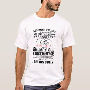 T-shirt En Supposant que je sois une femme pourrie d'un Vi
