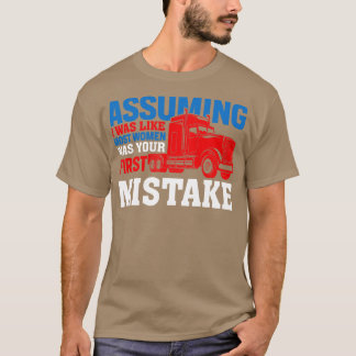 T-shirt En Supposant Que J'Étais Comme La Plupart Des Femm