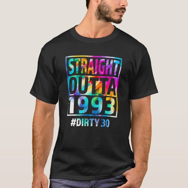 T-shirt En-Tête 1993 Trente-trentaine 30e anniversaire (Devant)