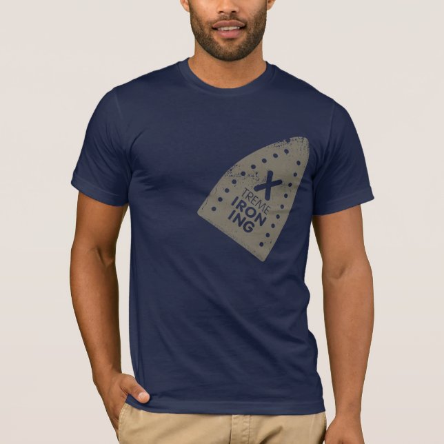 T-shirt en toile Bella 3 foncée en fer brûlé (Devant)