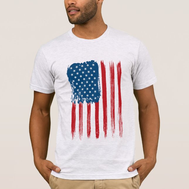 T-shirt en toile Bella pour hommes (Devant)