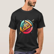T-shirt en tranche de pizza