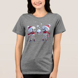 T-SHIRT EN TRI-MATIÈRE