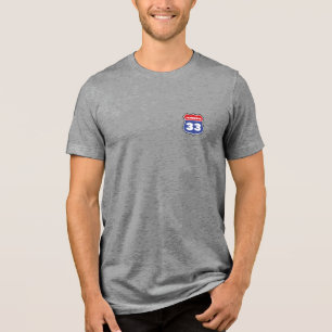 T-SHIRT  EN TRI-MATIÈRE 