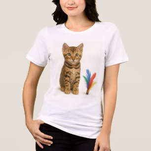 T-shirt En Tri-matière 100% Chance de Chaos - Bengal Kitten Style