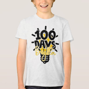 T-shirt En Tri-matière 100 Jours Plus Intelligents & École Plus Lumineuse