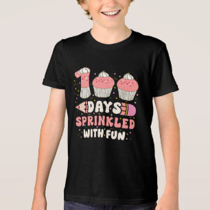 T-shirt En Tri-matière 100 jours saupoudrés avec plaisir 100e Jours d'éco