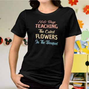 T-shirt En Tri-matière 100 Jours vintages D'Enseignant
