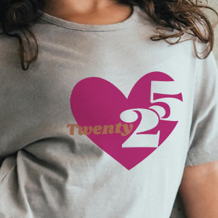 T-shirt En Tri-matière 2025 nouvel an amour vingt 25