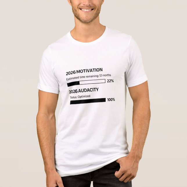 T-shirt En Tri-matière 2026 Will Be My Year (Recto)