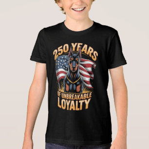 T-shirt En Tri-matière 250 Ans de Loyauté Inébranlable Doberman