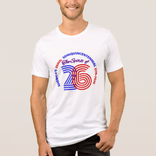T-SHIRT  EN TRI-MATIÈRE 250E SEMIQUINCENTENAIRE AMÉRICAIN 1776-2026