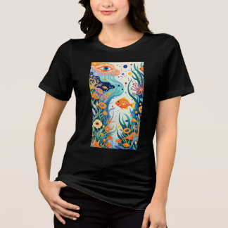 T-shirt En Tri-matière 3D,Children's graffiti