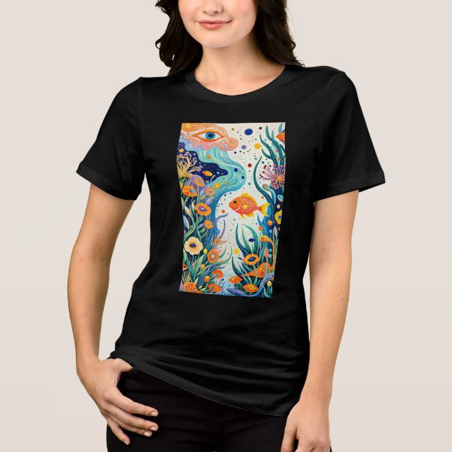 T-shirt En Tri-matière 3D，Children's graffiti (Recto)