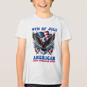 T-shirt En Tri-matière 4 juillet American Eagle Sublimation-61001