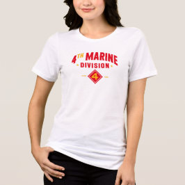 T-shirt En Tri-matière 4e Division maritime "Combattez quatrième" Femmes