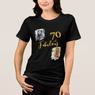 T-shirt En Tri-matière 70 et fabuleux 2 Photo 70e anniversaire