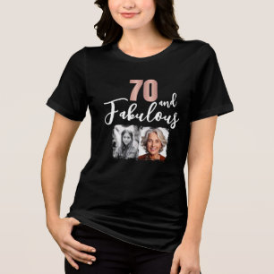 T-shirt En Tri-matière 70 et Fabuleux 2 Photo 70e Anniversaire