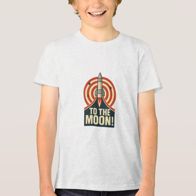 T-shirt En Tri-matière À la Lune ! (Recto)