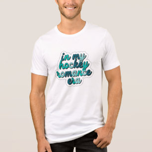 T-shirt En Tri-matière À l'ère de ma romance de hockey Rétro sarcelle Boo