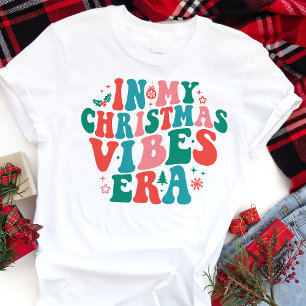 T-shirt En Tri-matière À l'ère de mes vibes de Noël rétro Noël