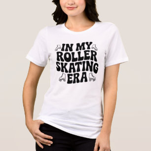 T-shirt En Tri-matière À L'Ère De Mon Patinage À Roulettes
