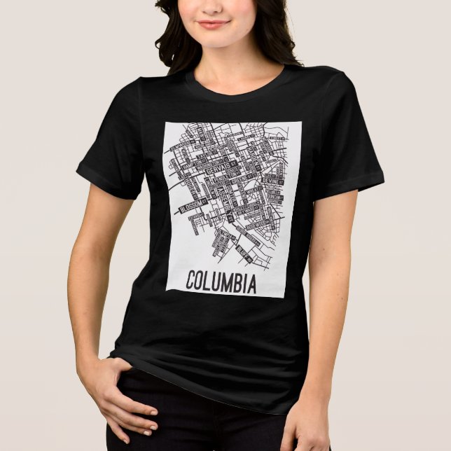 T-shirt En Tri-matière Abstract Black & White Graphic T-Shirt (Recto)