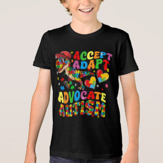 T-shirt En Tri-matière Accepter Adapt Advocate Sensibilisation sur l'auti