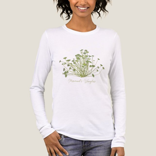 T-shirt En Tri-matière Acetabularia dessinée à la main (Recto)