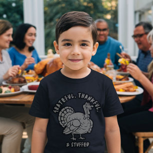 T-shirt En Tri-matière Action de grâce de dinde farcie, reconnaissant et 