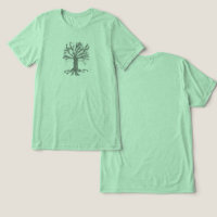 ADN arbre de vie stylisé vert