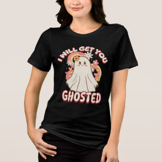 T-shirt En Tri-matière Adorable Fantôme Drôle - Mignon Fantôme Valentin