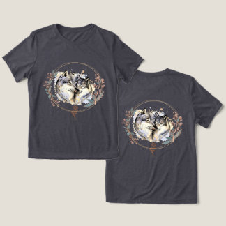 T-shirt En Tri-matière Affection sauvage - Les loups dans l'amour Illustr