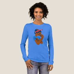 T-shirt En Tri-matière africaine rosie la riveteuse rockabilly rétro