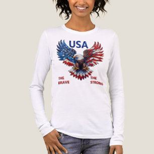 T-shirt En Tri-matière Aigle américain patriotique