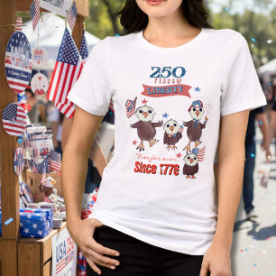 T-shirt En Tri-matière Aigle de la famille pour le 250e anniversaire des