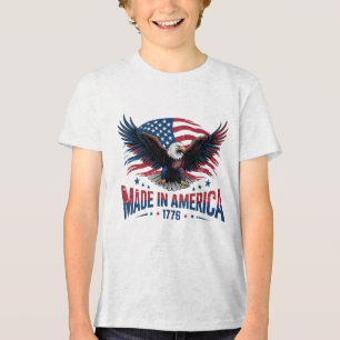T-shirt En Tri-matière Aigle "Fabriqué en Amérique"