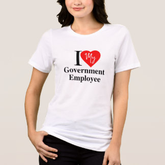 T-shirt En Tri-matière Aimez mon employé du gouvernement