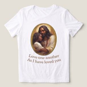 T-shirt En Tri-matière Aimez-vous les uns les autres chrétien