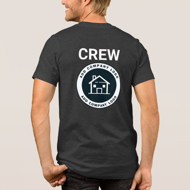 T-shirt En Tri-matière Ajouter un logo d'entreprise personnalisé Société  (Verso)