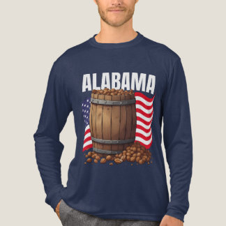 T-shirt En Tri-matière Alabama Men's Bella+Canvas Long Sleeve Dark