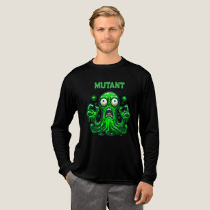 T-shirt En Tri-matière Alien Zombie déplaisant - Monstre Vert Neon