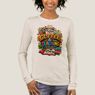 T-shirt En Tri-matière Alimenté par le café et l'enseignement Personnalis