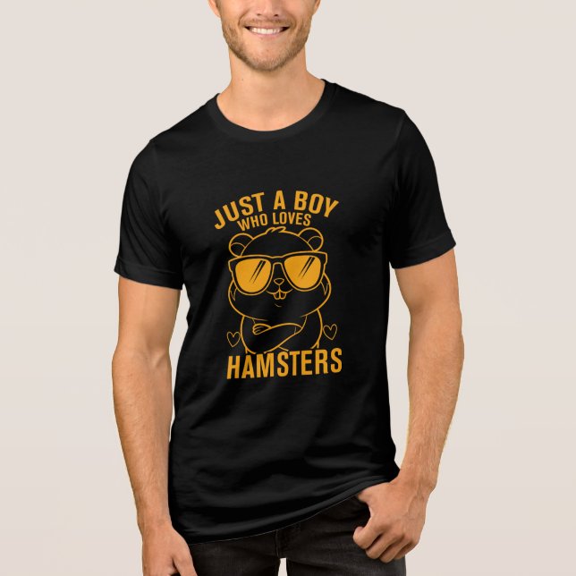 T-shirt En Tri-matière All You Need Is Hamster Love (Recto)