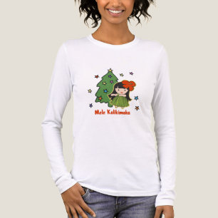 T-shirt En Tri-matière Aloha Honeys Noël Hawaiian Hula Girl
