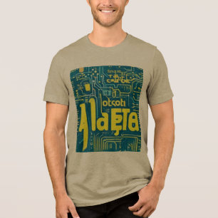 T-shirt En Tri-matière Alphabet Glitch