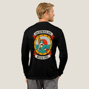 T-shirt En Tri-matière Âme de Sirène Baignée de Soleil   Art Océanique Sa