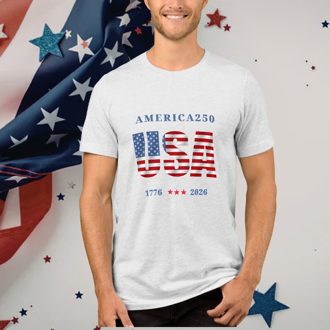 T-shirt En Tri-matière AMERICA250 Célébration 1776-2026 (AMERICA250 1776-2026 Tshirt)
