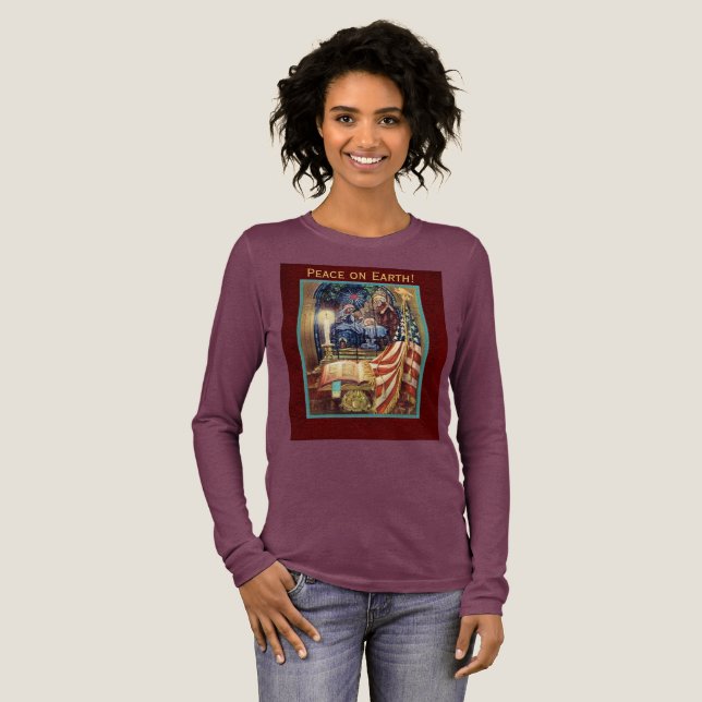 T-shirt En Tri-matière American Christmas  (Recto complet)